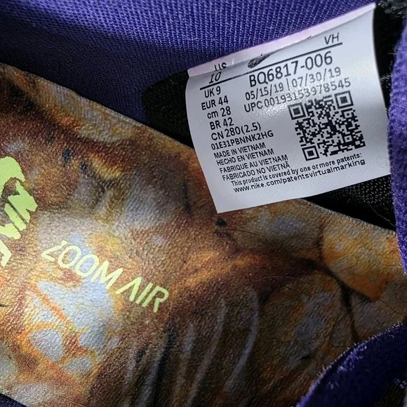 Nike SB Dunk Low Pro Night Of Mischief MENS SIZE 10 Halloween Sneakers - Picture 5 of 9